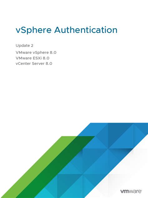 vsphere authentication documentation